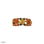 Bracciale Onice e Corallo Anni 50