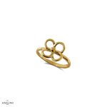 Four-leaf clover ring