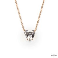 Collana Cuore punto luce - immagine 3