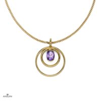 Navona Double Circle Big Pendant - Image 4
