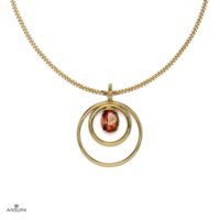 Navona Double Circle Big Pendant - Image 5