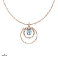 Navona Double Circle Big Pendant