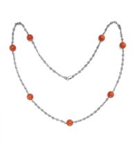 Coral Spheres Necklace - Image 2