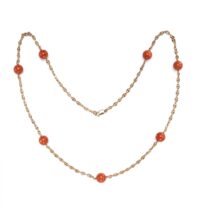 Coral Spheres Necklace - Image 3