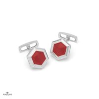 Hexagonal Bullet Back Cufflinks - Image 9