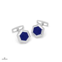 Hexagonal Bullet Back Cufflinks - Image 10