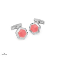 Hexagonal Bullet Back Cufflinks - Image 8