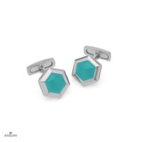Hexagonal Bullet Back Cufflinks - Image 14