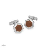 Hexagonal Bullet Back Cufflinks - Image 12