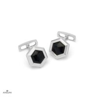 Hexagonal Bullet Back Cufflinks - Image 13
