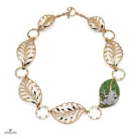 Collana Foglia Rana
