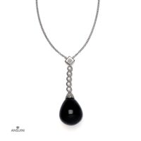 Collana Onyx and Diamonds