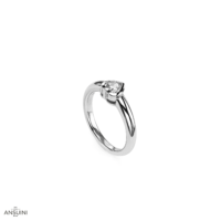 Solitario Cuore castone - immagine 3