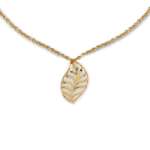 Collana Foglia Singola