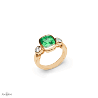 Anello Smeraldo Castone - immagine 3