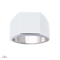 Anello Sigillo Classico Rettangolare - immagine 2