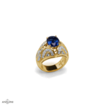 Anello Zaffiro Arabesque