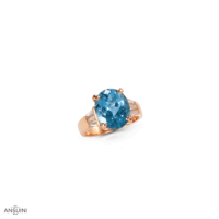 Solitario Acquamarina Baguette - immagine 3