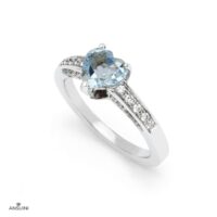Anello Cuore Brillanti - immagine 8