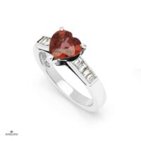Anello Cuore Baguette - immagine 17