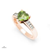 Anello Cuore Baguette - immagine 7