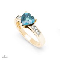 Anello Cuore Baguette - immagine 12