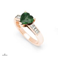 Anello Cuore Baguette - immagine 6