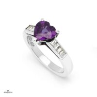 Anello Cuore Baguette - immagine 15
