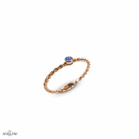 Cordelia Sapphire Bezel Ring - Image 6