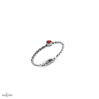Anello Rubino Cordelia Castone - immagine 2