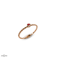 Anello Rubino Cordelia Castone - immagine 3
