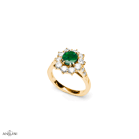 Anello Smeraldo Contorno - immagine 3