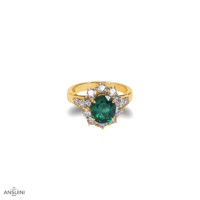 Anello Smeraldo Contorno - immagine 4
