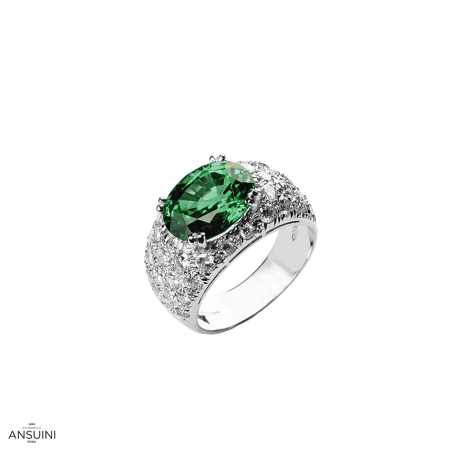 Aral Color Plus Emerald Ring