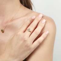 Anello Claudia Verticale Gambo a Stremare Piccolo - immagine 2