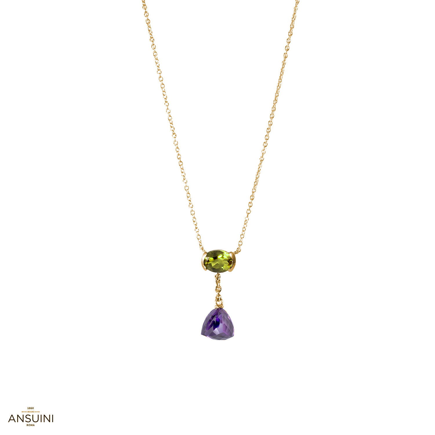 Navona Horizontal Small Necklace with Pendant