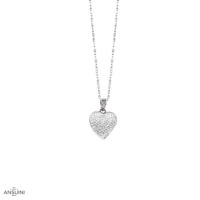 Collana cuore pavé - immagine 2