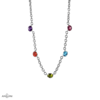 Collana Claudia 5 Pietre Grande - immagine 5