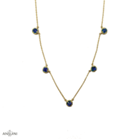 Collana Cordelia Zaffiro 5 Elementi