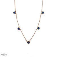 Collana Cordelia Zaffiro 5 Elementi - immagine 3