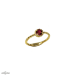Anello Cordelia Rubino