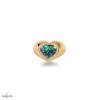 Anello Smeraldo Cuore