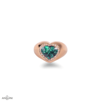 Anello Smeraldo Cuore - immagine 3