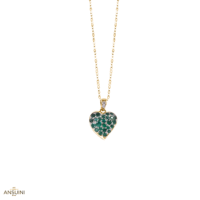 Collana Smeraldo Cuore