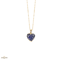 Collana Zaffiro Cuore