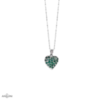 Collana Smeraldo Cuore - immagine 2