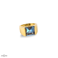 Anello Acquamarina Carrè - immagine 2