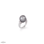 Anello Perla Tahiti