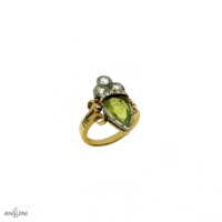 Anello Peridoto Goccia Anni 50 - immagine 2