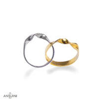 Flat Weave Wedding Ring - Image 3